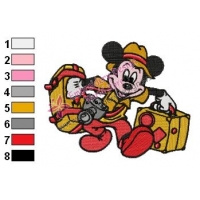 Mickey Mouse Cartoon Embroidery 41